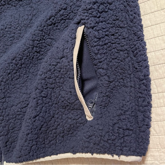 Disney World Mickey Mouse Sherpa Hoodie Zip Up Denali Jacket Adult 2XL Blue - Picture 8 of 10